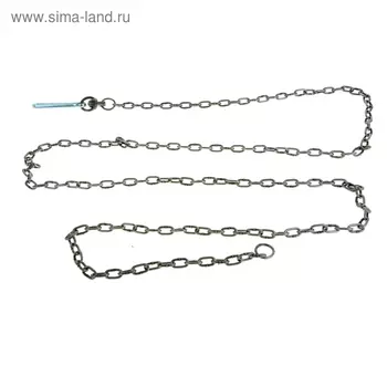 Цепь для привязи собак, 3 м, калибр 3,4 х 17 мм, черная