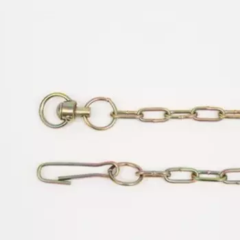 Цепь для привязи собак, 3 м, калибр 3 х 21 мм, желтая