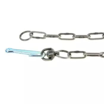 Цепь для привязи собак, 3 м, калибр 536 мм, черная