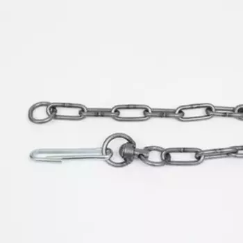 Цепь для привязи собак, 3 м, калибр 642 мм, черная