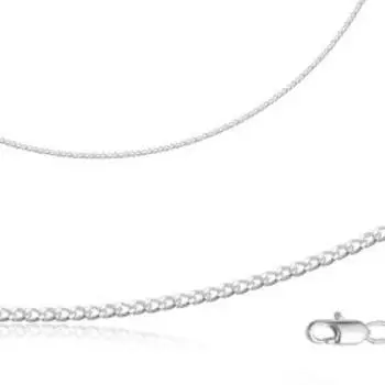 Цепь "Панцирное плетение" МПГ35с, посеребрение, 55см