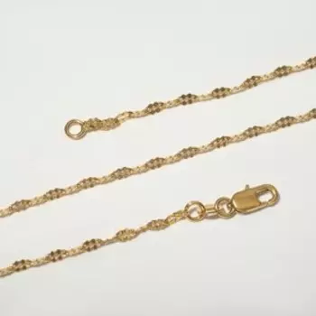 Цепь «Прямоугольные звенья», цвет золото, 42,5 см