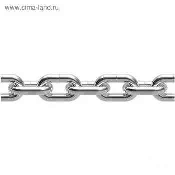 Цепь сварная короткозвенная, DIN 766, цинк, d=1,5 мм, 150 м