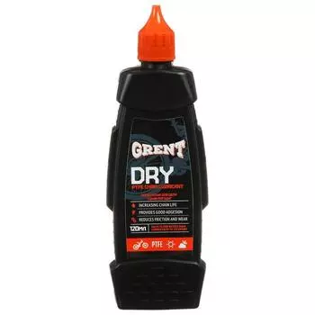 Цепная велосмазка для сухой погоды с тефлоном GRENT, 120мл
