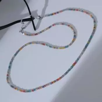 Цепочка для очков "Бисер" сияние, цветная