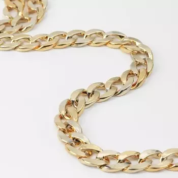 Цепочка для сумки, пластиковая, 1521 мм, 120 см, цвет золотой