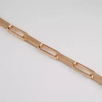 Цепочка для сумки, железная, 186 мм, 3±0.1 м, цвет золотой