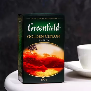 Чай черный Greenfield Golden Ceylon, байховый, 100 г