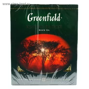 Чай черный Greenfield Kenyan Sunrise, 100 пакетиков*2 г