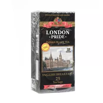 Чай черный London Pride "Английский завтрак", 25 пакетиков