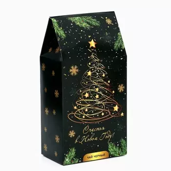 Чай новогодний подарочный, черный "Счастья в новом году!", 50 г