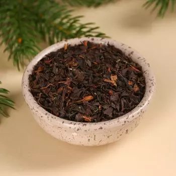 Чай новогодний чёрный «Уютного Нового года», вкус: глинтвейн, 50 г.