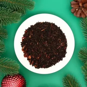 Чай новогодний в мешочке, шиповник, красная смородина, 30 г