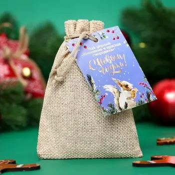 Новый год. Чай новогодний в мешочке, шиповник, красная смородина, 30 г