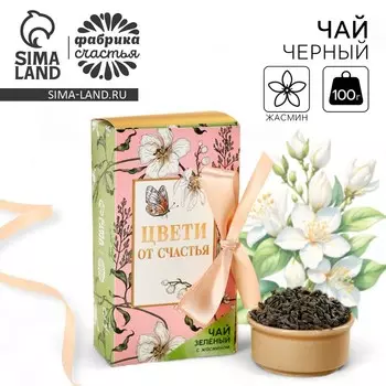 Чай зелёный «Ты восхищаешь», вкус: жасмин, 100 г.