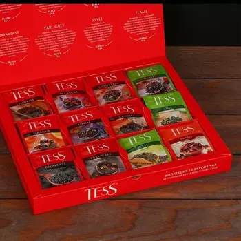 Чайная коллекция Тесс 12 вкусов 60п.*1,5г