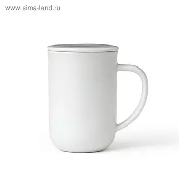 Чайная кружка VIVA Scandinavia Minima, с ситечком, 500 мл, цвет белый