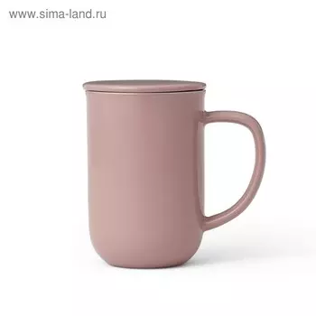 Чайная кружка VIVA Scandinavia Minima, с ситечком, 500 мл, цвет чайная роза