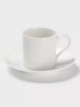 Чайная пара Magisto English tea party, 120 мл, фарфор, белая