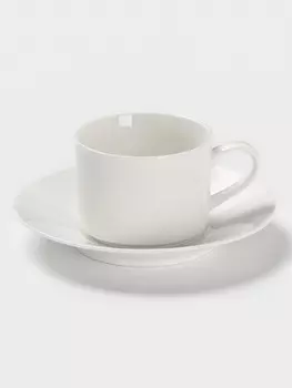 Чайная пара Magisto English tea party, 220 мл, фарфор, белая