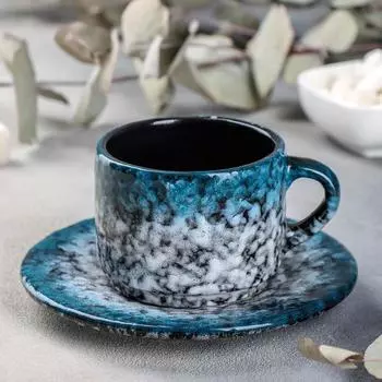 Чайная пара Flirt, чашка 200 мл, блюдце d=15,5 см