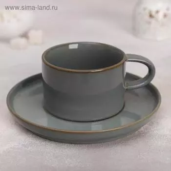 Чайная пара «Пайро», чашка 220 мл, блюдце