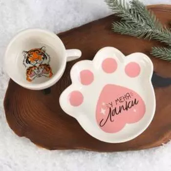 Чайная пара "Тигр", 170 мл