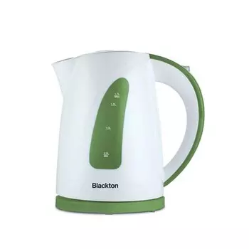 Чайник электрический Blackton Bt KT1706P, пластик, 1.7 л, 2200 Вт, бело-зелёный