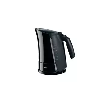 Чайник электрический Braun WK 300 BK, пластик, 1.7 л, 2200 Вт, чёрный