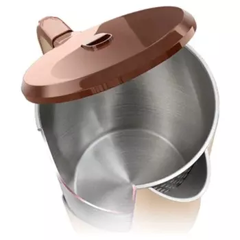 Чайник электрический Centek CT-0024, пластик, колба металл, 1.5 л, 1800 Вт, бежевый