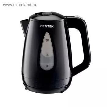 Чайник электрический Centek CT-0048, 1.8 л, 2200 Вт, черный