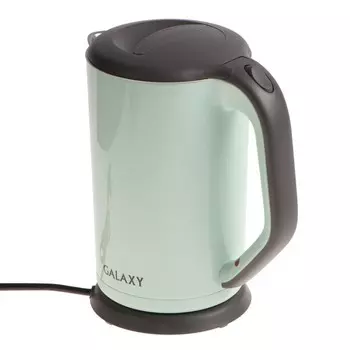 Чайник электрический Galaxy GL 0330, пластик, колба металл, 1.7 л, 2000 Вт, салатовый