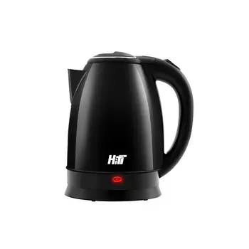 Чайник электрический HITT HT-5011, металл, 1.8 л, 1500 Вт, чёрный