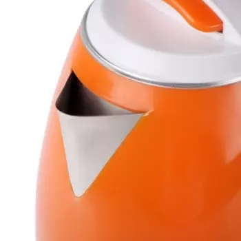 Чайник электрический IR-1233, металл, 1.8 л, 1500 Вт, оранжево-белый