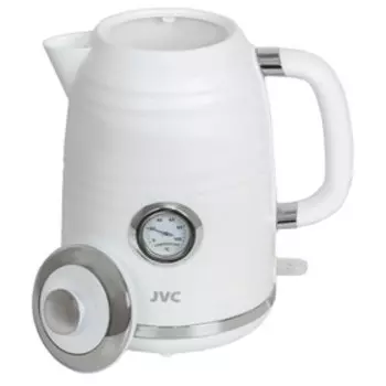 Чайник электрический jvc JK-KE1744, пластиковый, 2200 Вт, 1.7 л, белый