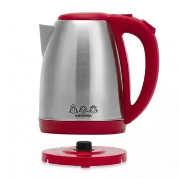 Чайник электрический «Мастерица EK-1801М», металл, 1,8л, 1500 Вт, цвет рубин