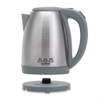 Чайник электрический «Мастерица EK-1801М», металл, 1,8л, 1500 Вт, цвет дымчатый