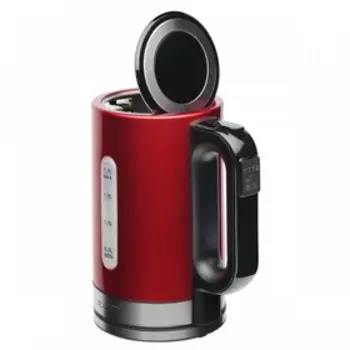 Чайник электрический Scarlett SC-EK21S77, металл, 1.7 л, 2200 Вт, регулировка t°, красный