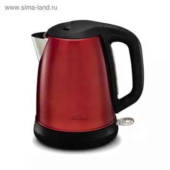 Чайник электрический Tefal KI270530, металл, 1.7 л, 2400 Вт, красный