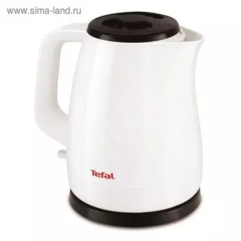 Чайник электрический Tefal KO150130, пластик, 1.5 л, 2400 Вт, белый