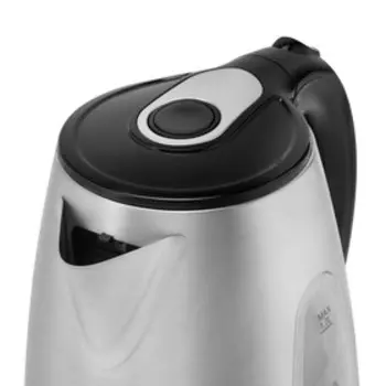 Чайник электрический Vitek VT-7052, металл, 1.7 л, 2200 Вт, серебристо-чёрный