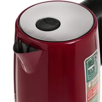 Чайник электрический WILLMARK WEK-1758S, нерж. сталь, 1.7 л, 2200 Вт, фиолетовый