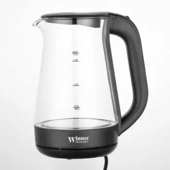 Чайник электрический Winner WR-140EKG 1.7 л, 2200 Вт, стекло