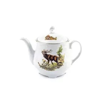 Чайник Cmielow Rococo «Охота, отводка золото», 1.1 л