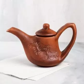 Чайник для заварки "Red Clay", декор, красная глина, 0.75 л