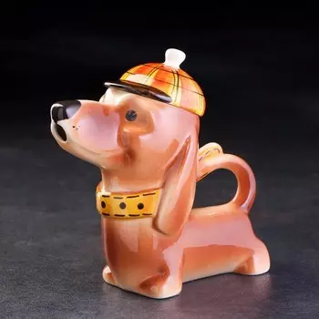 Чайник фарфоровый «Такса Мотя»