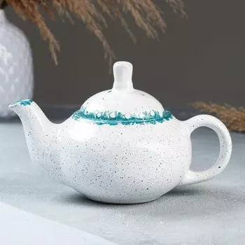 Заварочный чайник Борисовская керамика «Варадеро», 400 мл, 1210,5 см, белый