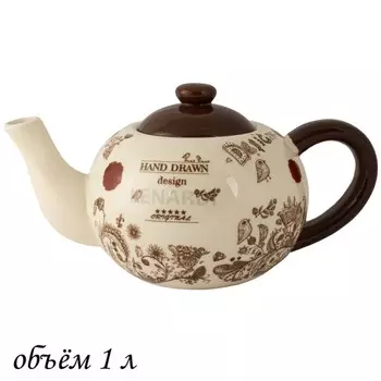 Чайник Lenardi «Птичий дворик», 1 л