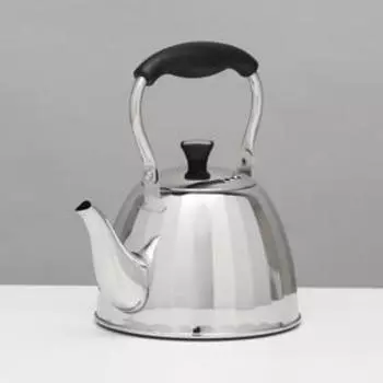 Чайник «Мари», 1 л, с металлическим ситом, индукция, цвет хромированный