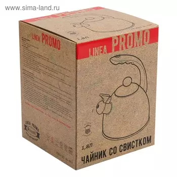 Чайник Regent inox Promo, со свистком, 1.8 л